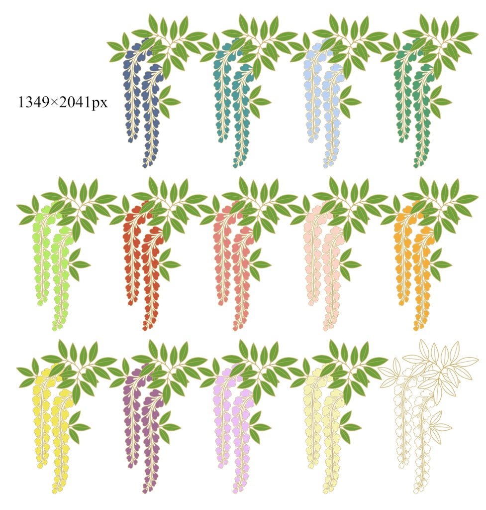 藤イラスト素材