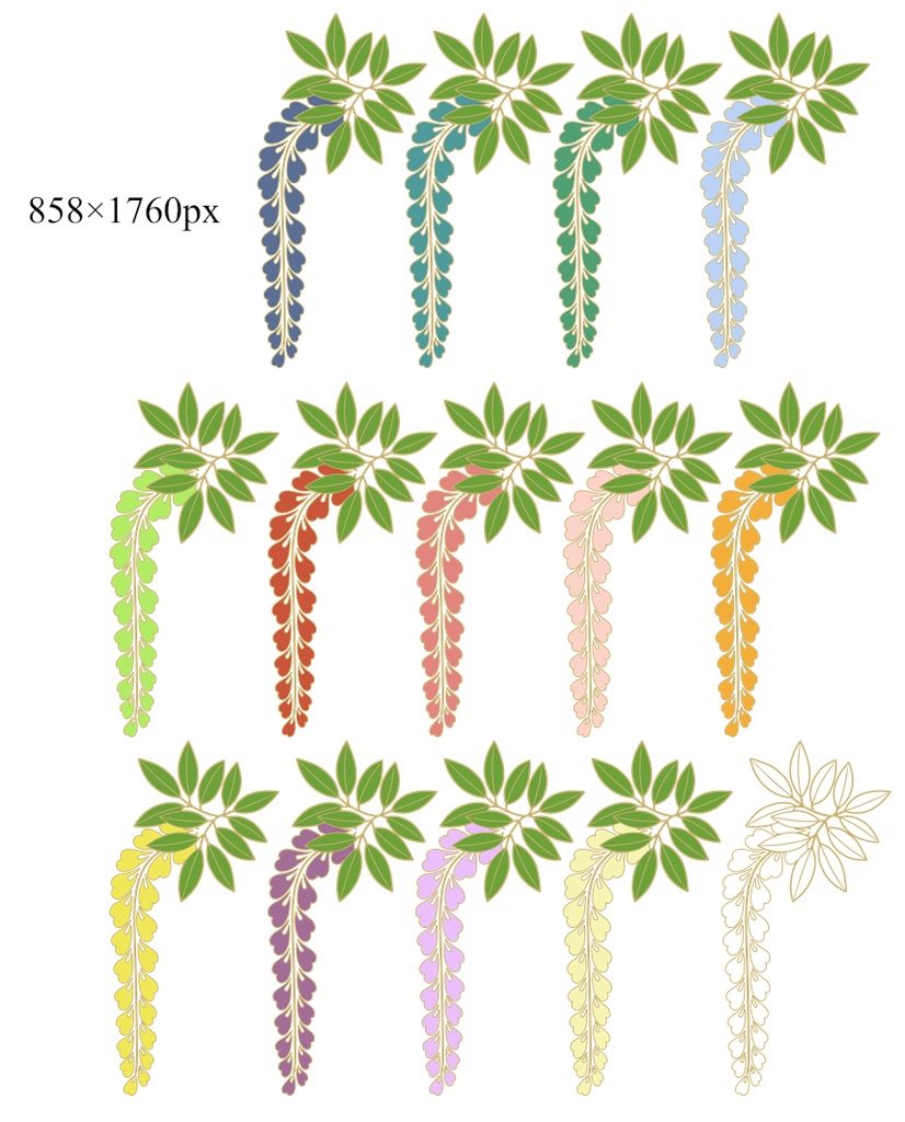 藤イラスト素材