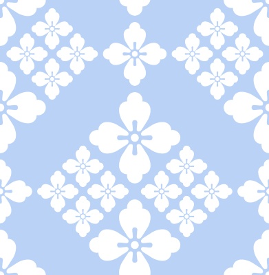 唐花パターン素材