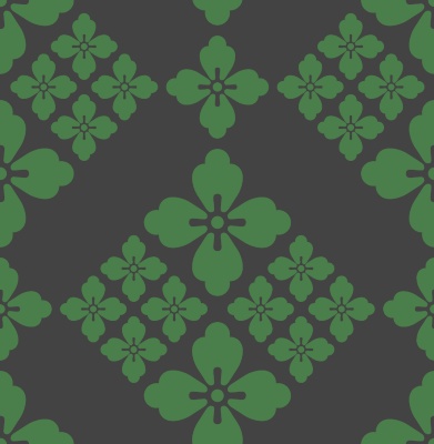 唐花パターン素材