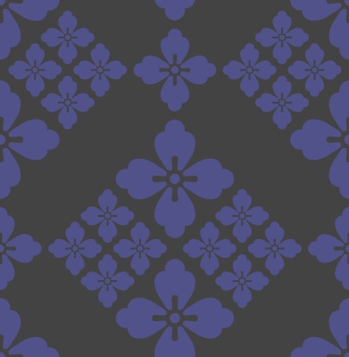 唐花パターン素材