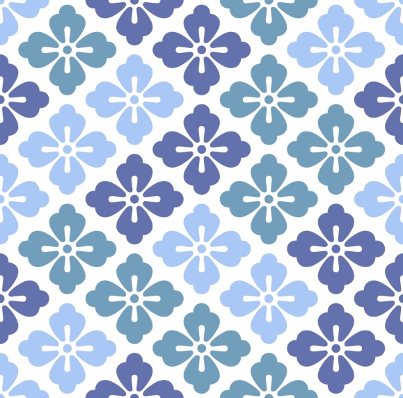 唐花パターン素材2