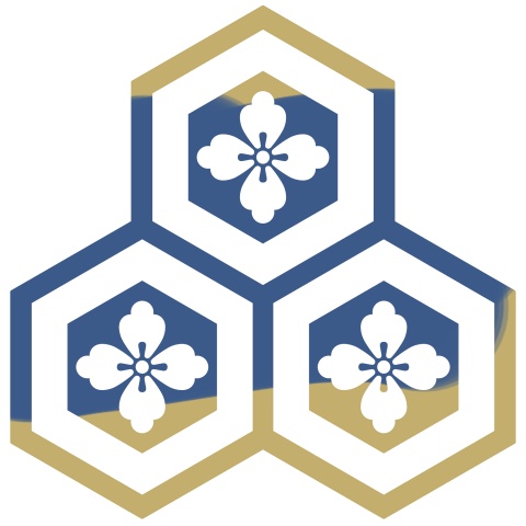 三つ盛り亀甲1 唐花