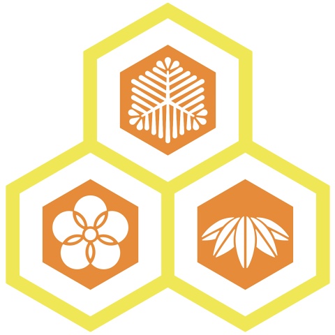 三つ盛り亀甲3 松竹梅