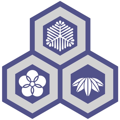 三つ盛り亀甲3 松竹梅