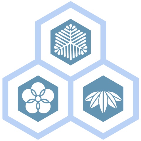 三つ盛り亀甲3 松竹梅