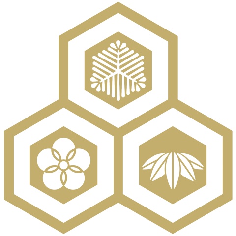 三つ盛り亀甲3 松竹梅