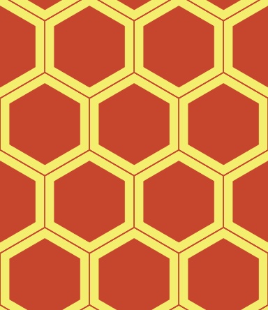 亀甲文様パターン素材3