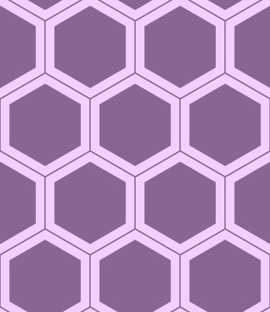 亀甲文様パターン素材3