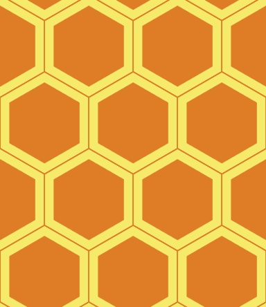 亀甲文様パターン素材3