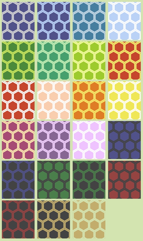 亀甲文様パターン素材3