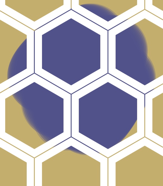 亀甲文様パターン素材3