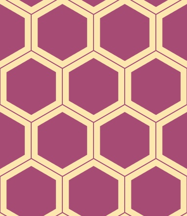 亀甲文様パターン素材3