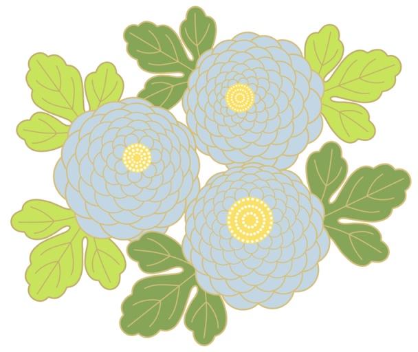 菊イラスト素材1