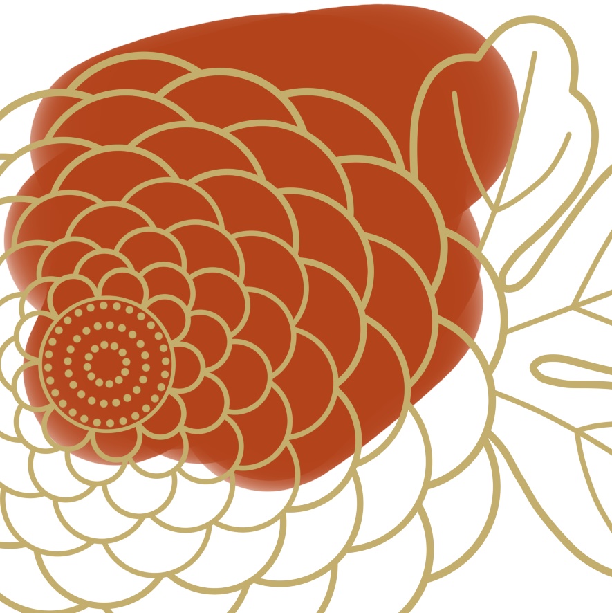 菊イラスト素材1