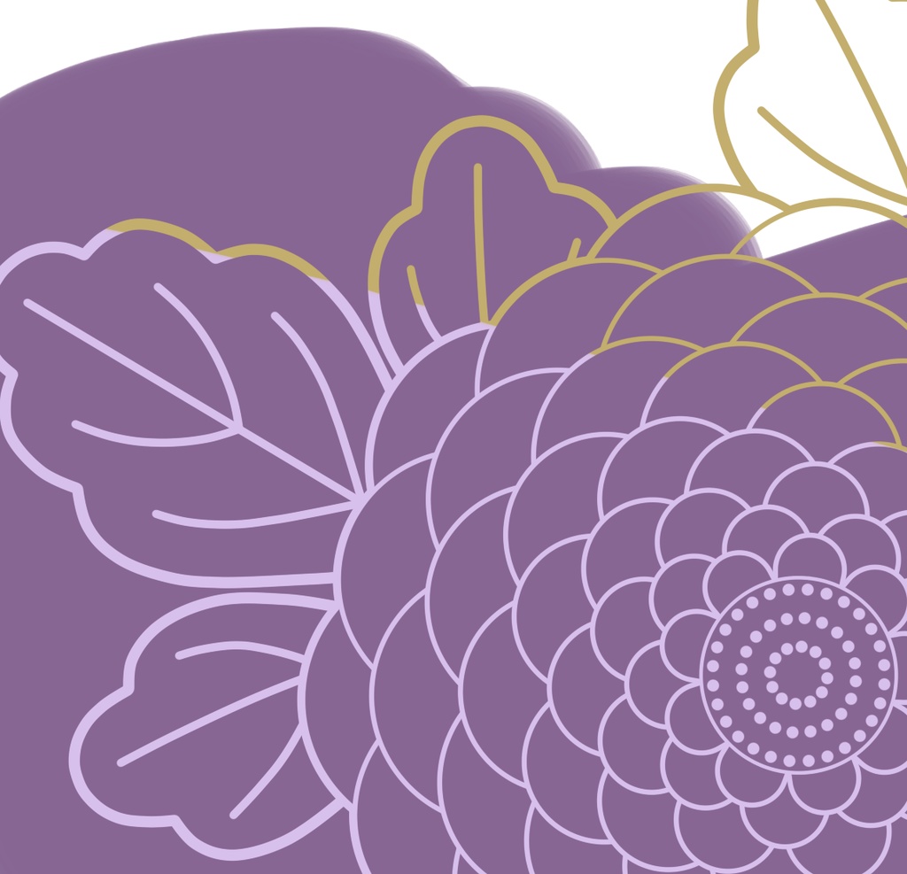 菊イラスト素材2