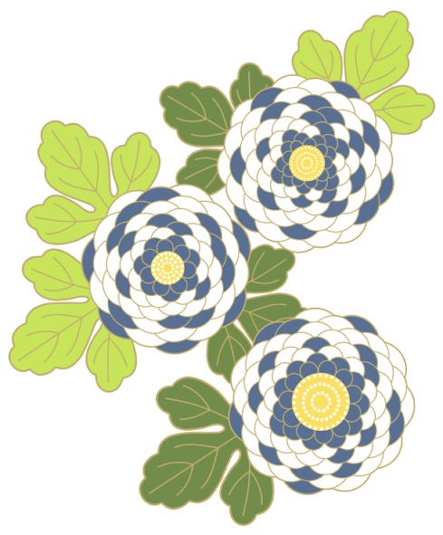 菊イラスト素材3