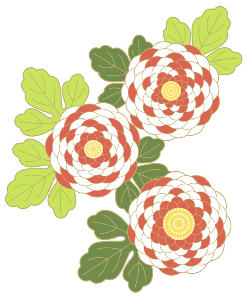 菊イラスト素材3