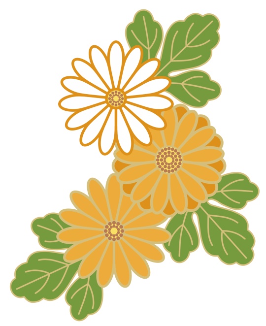 菊イラスト素材7