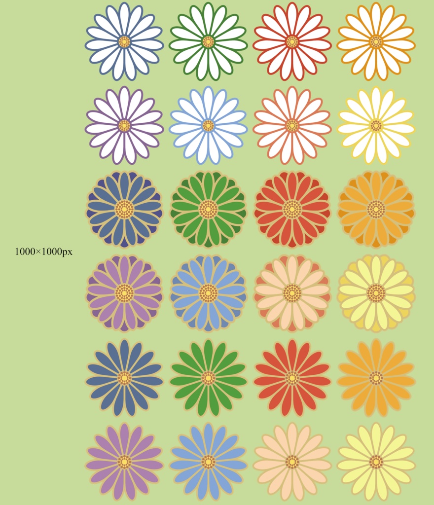 菊イラスト素材7