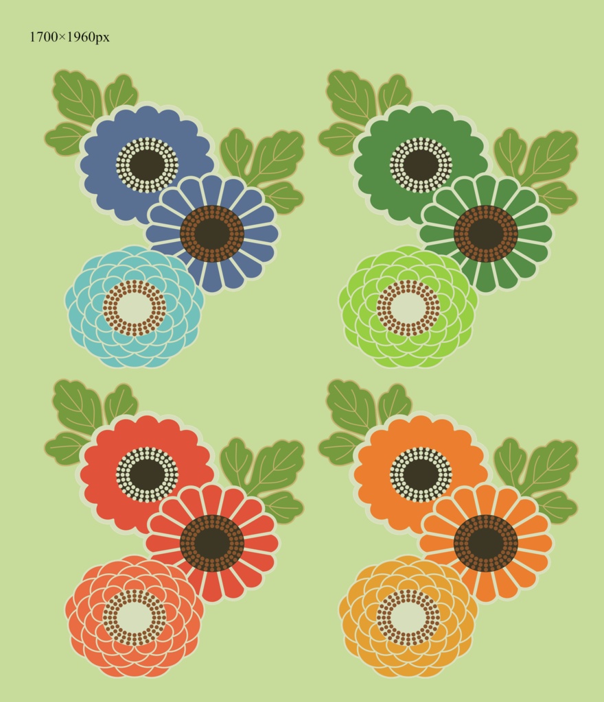 菊イラスト素材8