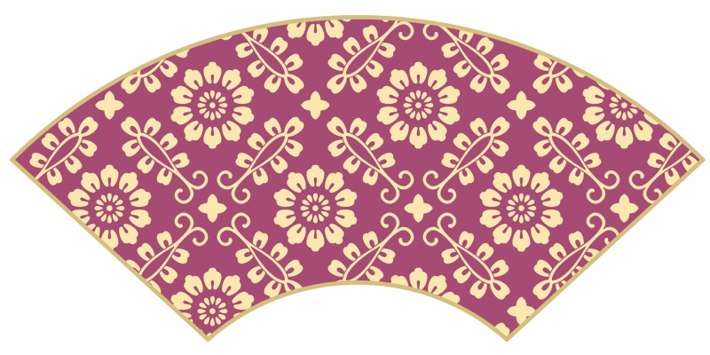 小葵パターン素材