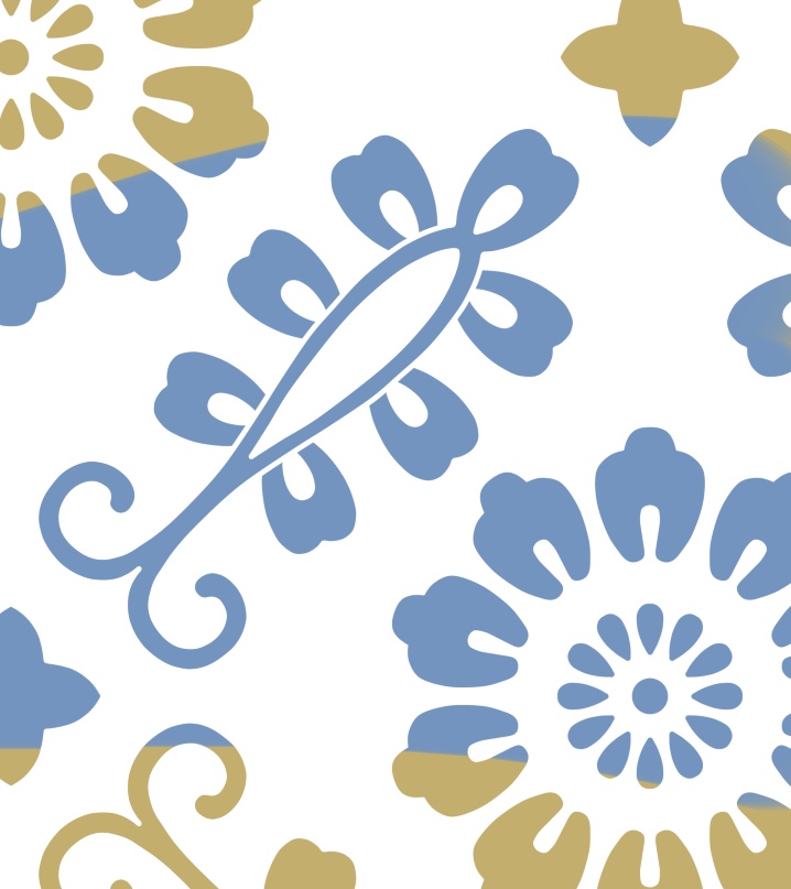 小葵パターン素材