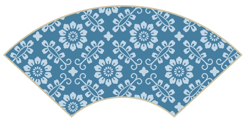 小葵パターン素材