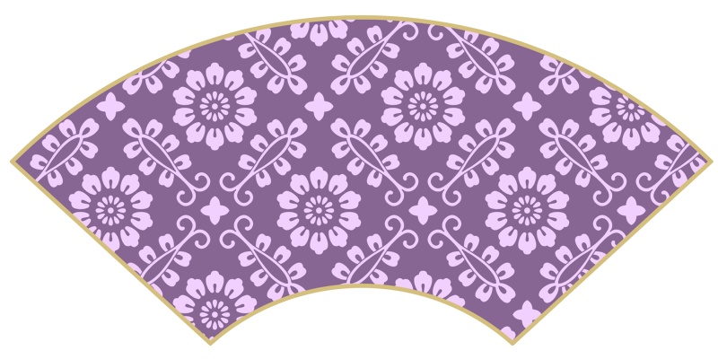 小葵パターン素材