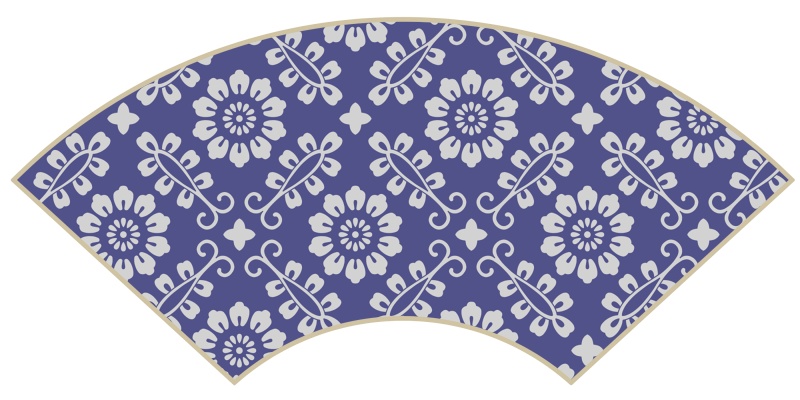 小葵パターン素材