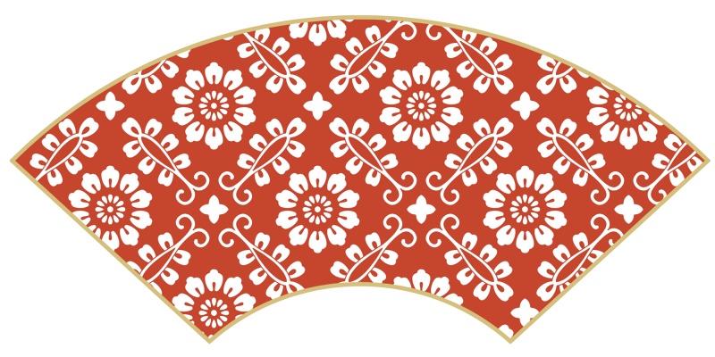 小葵パターン素材