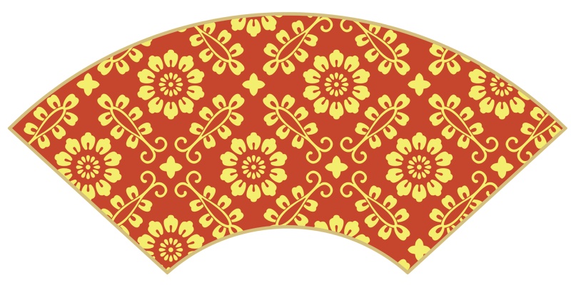 小葵パターン素材