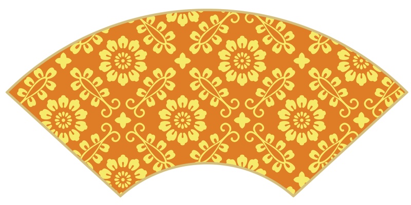 小葵パターン素材