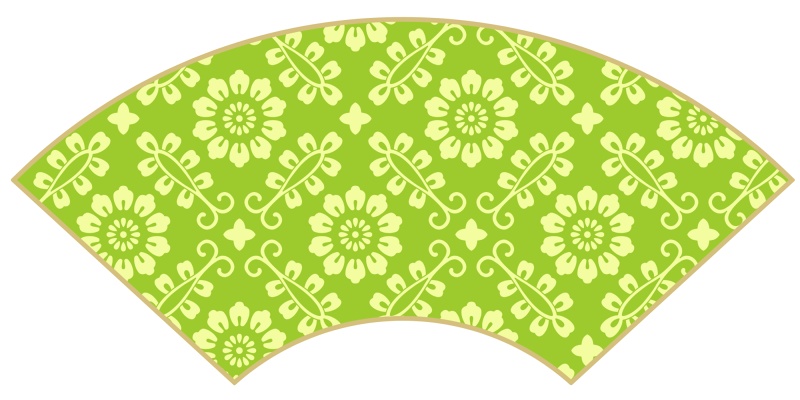 小葵パターン素材