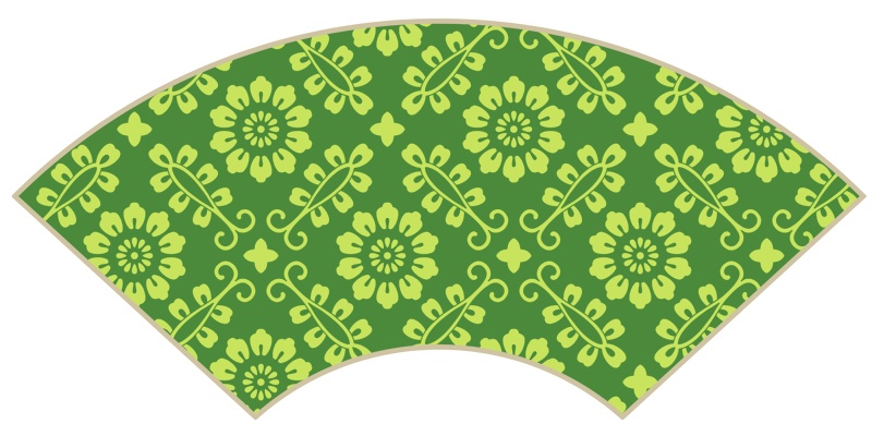 小葵パターン素材