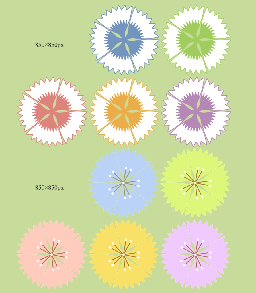 撫子イラスト素材