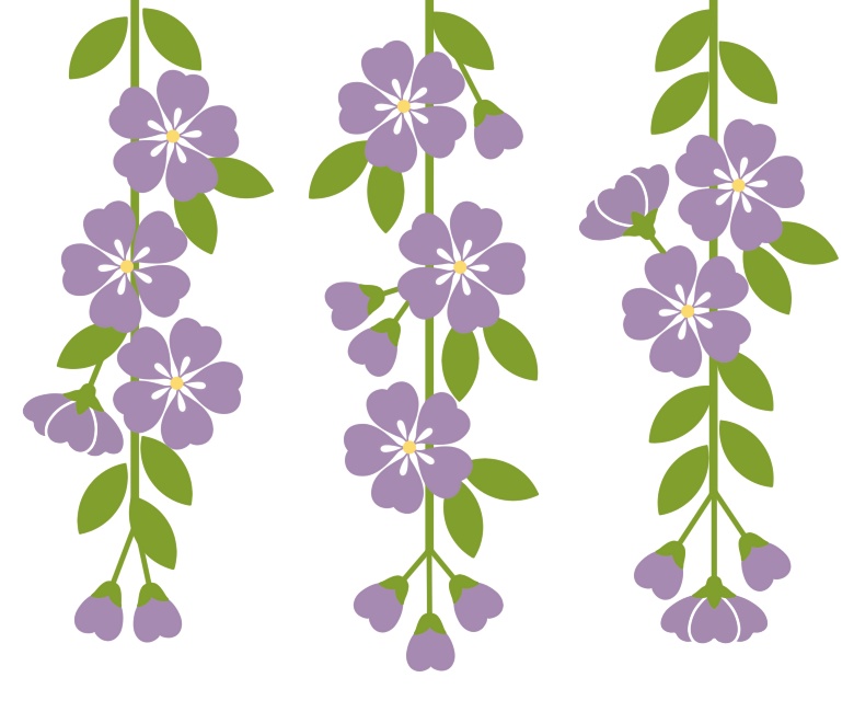 枝垂れ桜イラスト素材