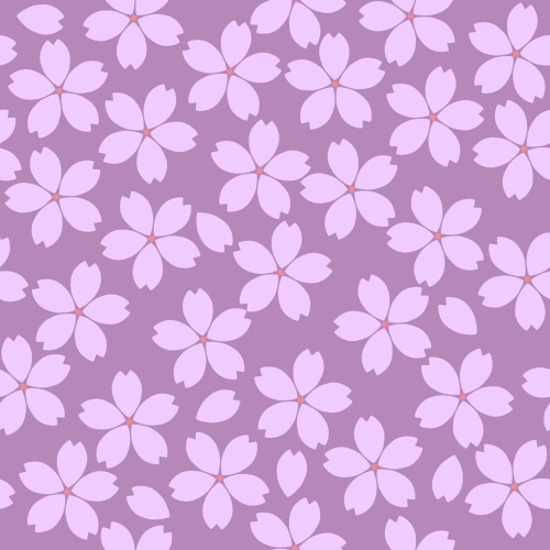 桜パターン素材1
