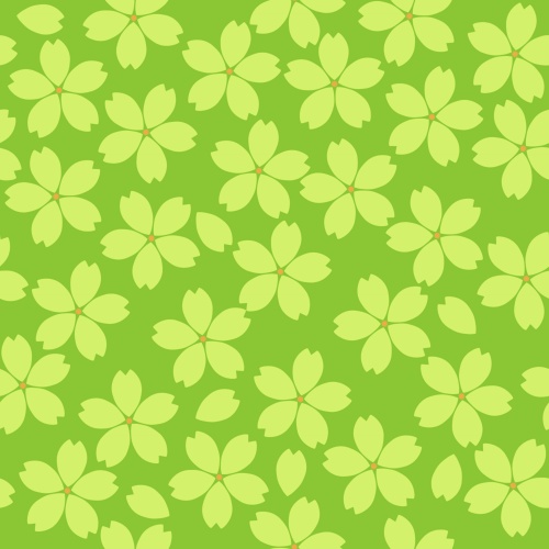 桜パターン素材1