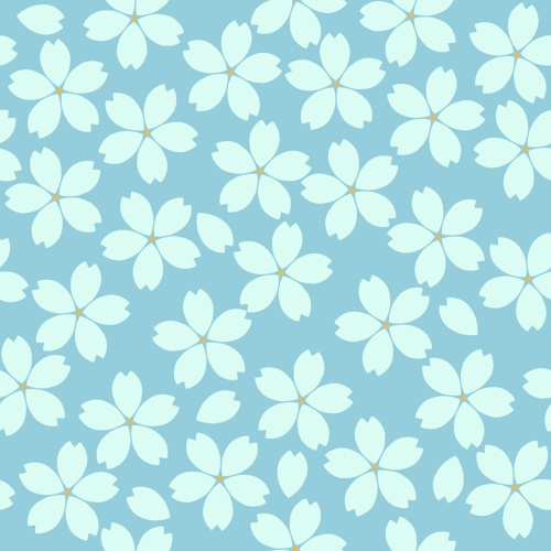 桜パターン素材1