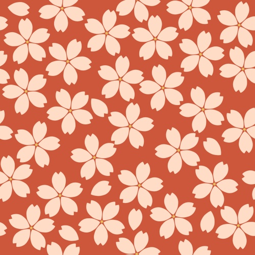 桜パターン素材1