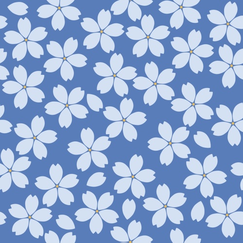 桜パターン素材1