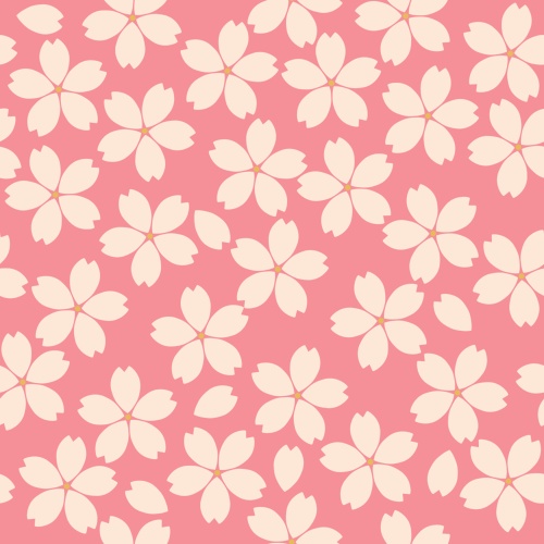 桜パターン素材1