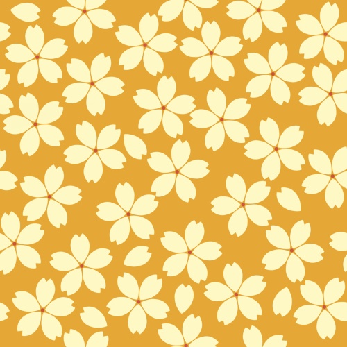 桜パターン素材1