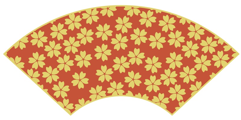 桜パターン素材2