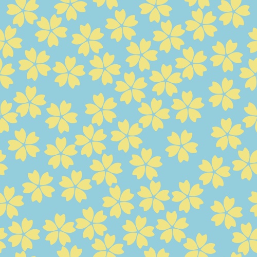 桜パターン素材2