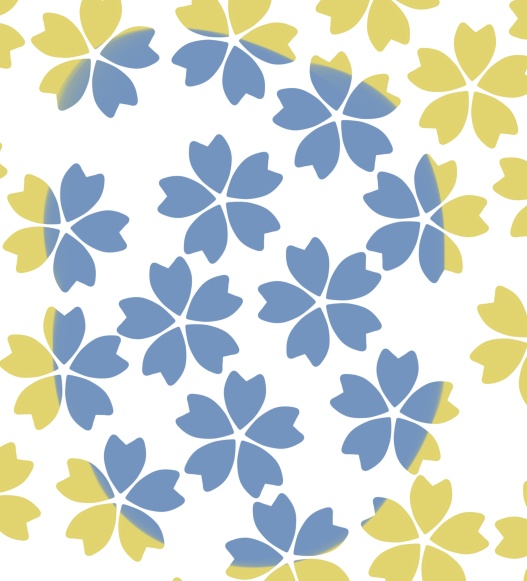 桜パターン素材2