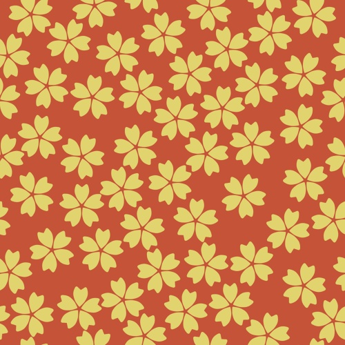 桜パターン素材2