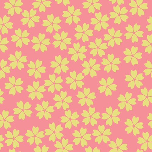 桜パターン素材2