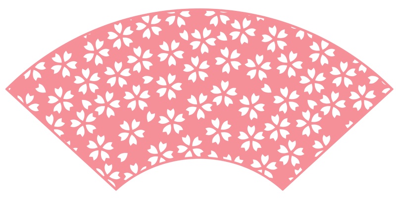 桜パターン素材3